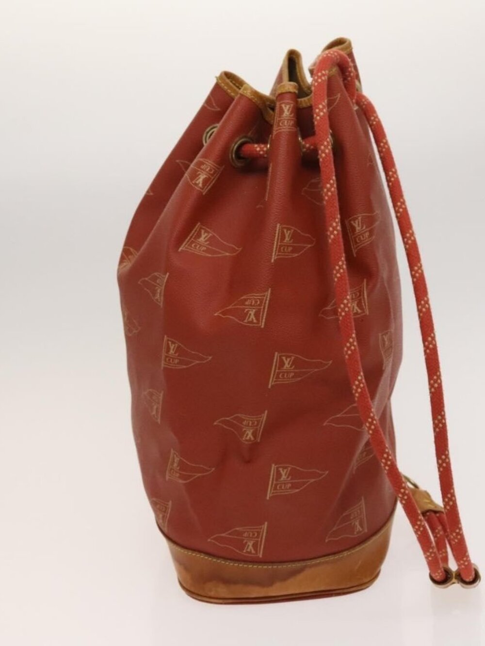 LOUIS VUITTON LV Cup Saint Tropez Shoulder Bag Red M80026 LV Auth ep8882 - Picture 5 of 16